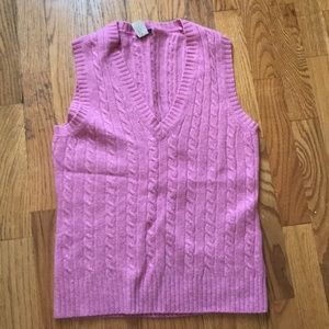 JCrew wool and cashmere vest
